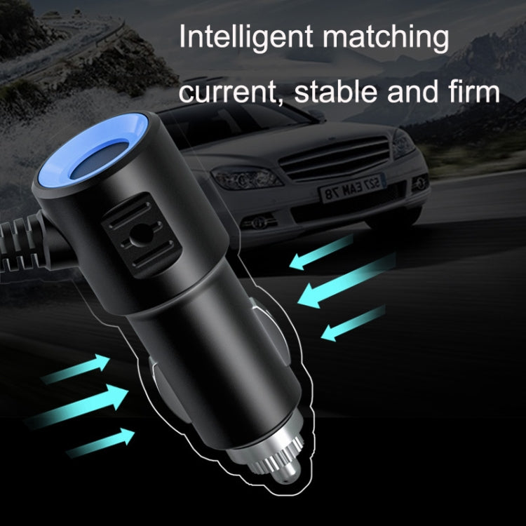 Dual USB + Type-C / USB-C 3 Hole Cigarette Lighter Car Charger, Style:, Standar Version, Fast Charge Version, Bluetooth+Fast Charge Version, QC3.0 + PD Fast Charge Version