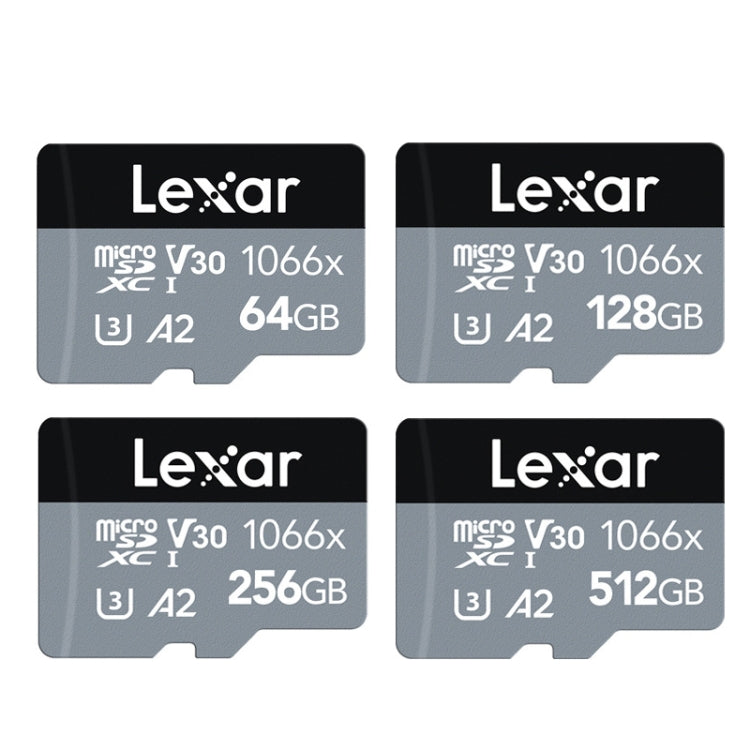 Lexar LKSTF1066X High-Speed TF Card Motion Camera Surveillance Recorder Memory Card, 64GB, 128GB, 256GB, 512GB