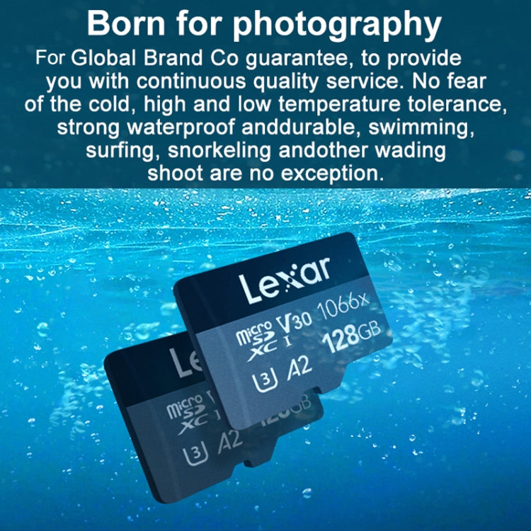 Lexar LKSTF1066X High-Speed TF Card Motion Camera Surveillance Recorder Memory Card, 64GB, 128GB, 256GB, 512GB