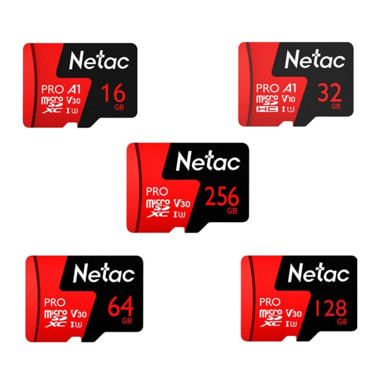 Netac Driving Recorder Surveillance Camera Mobile Phone Memory Card, 16GB, 32GB, 64GB, 128GB, 256GB