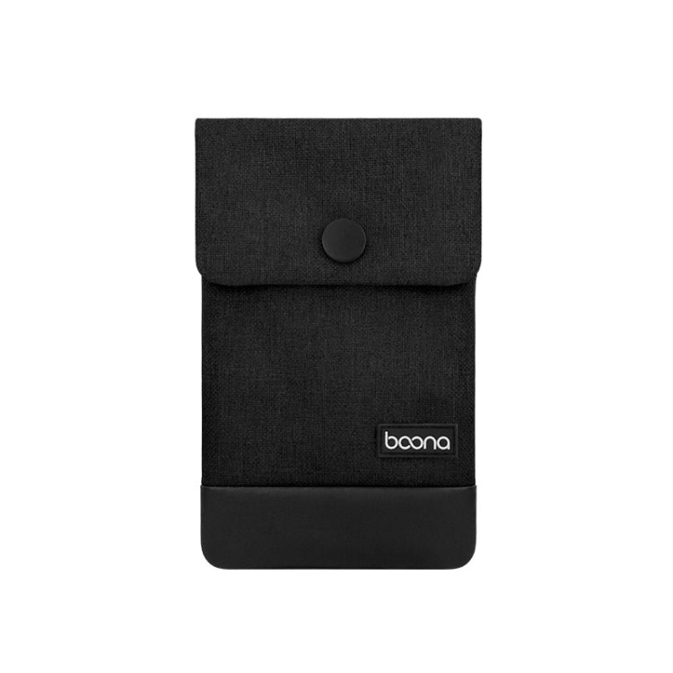 Baona Waterproof Data Cable Protective Bag, Spec:, Small (Gray), Small (Black), Large (Gray), Large (Black), Hidden Buckle Small (Gray), Hidden Buckle Small (Black), Hidden Buckle large (Gray), Hidden Buckle Large (Black)