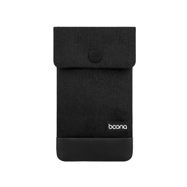 Baona Waterproof Data Cable Protective Bag, Spec:, Small (Gray), Small (Black), Large (Gray), Large (Black), Hidden Buckle Small (Gray), Hidden Buckle Small (Black), Hidden Buckle large (Gray), Hidden Buckle Large (Black)