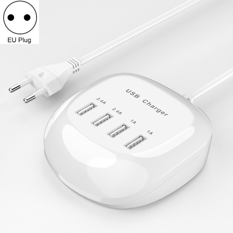 USB Multi-port Charger Mobile Phone Fast Charging Universal Fast Adapter, 10 Interface US Plug, 10 Interface EU Plug, 4 Interface US Plug, 4 Interface EU Plug