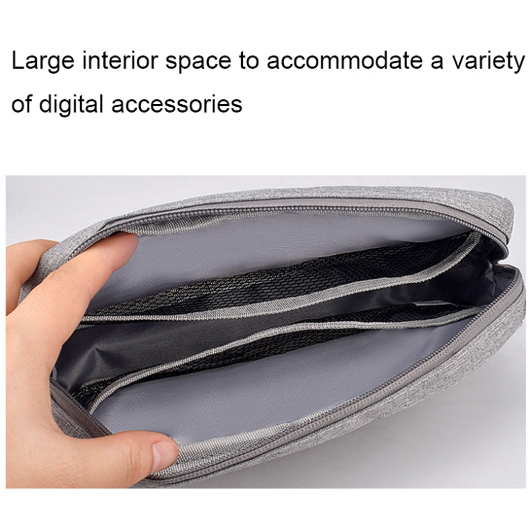 DY01 Digital Accessories Storage Bag, Spec:, Small (Maid Gray), Small (Beauty Pink), Small (Mysterious Black), Small (Sky Blue), Small (Navy Blue), Small (Dark Gray), Large (Maid Gray), Large (Beauty Pink), Large (Mysterious Black), Large (Navy Blue)