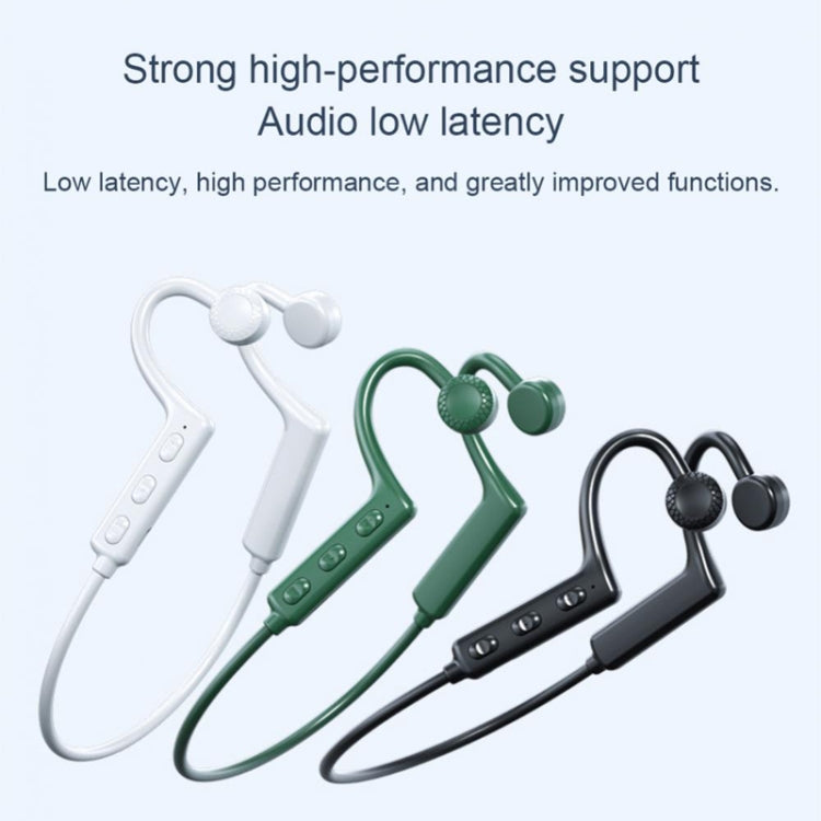 KS-19 Bluetooth Headset Sound Conducting Hanging Neck Business Headphones, KS-19 Black, KS-19 White, KS-19 Green