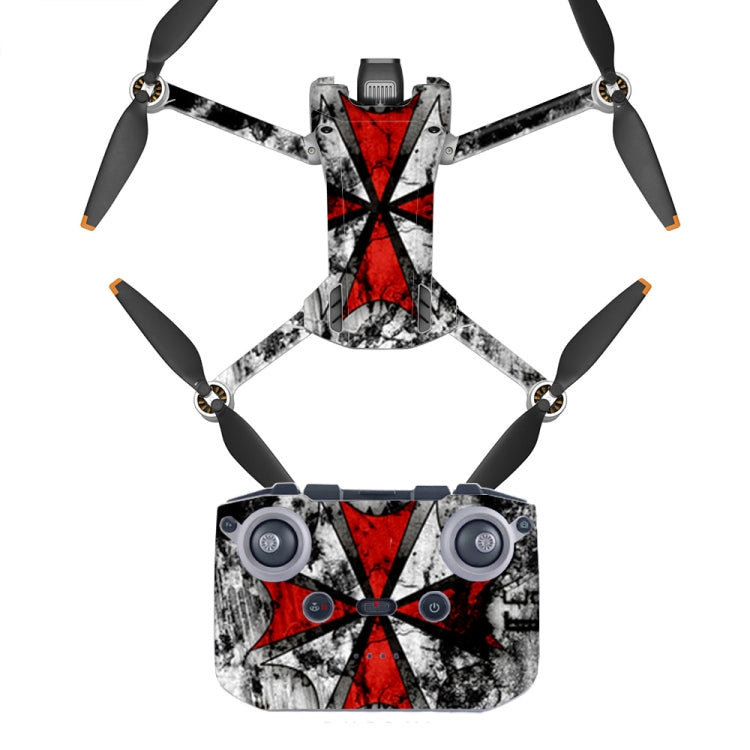 Flat Style Waterproof Anti-Scratch Sticker For DJI Mini 3 Pro, RC-N1 Ordinary Version