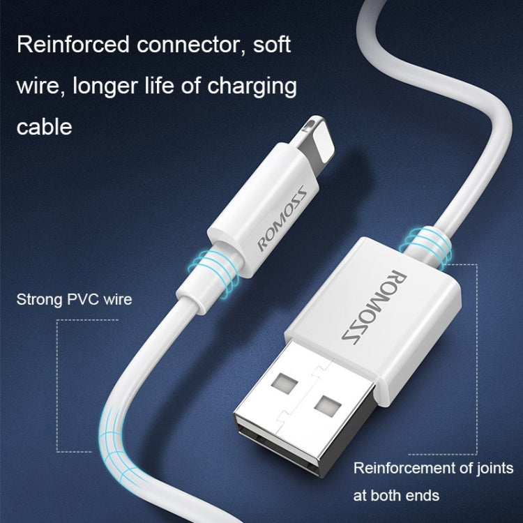 ROMOSS CB12 Universal Mobile Phone USB Data Cable, Length:, 0.2m, 1m, 1.5m, 2m, 3m