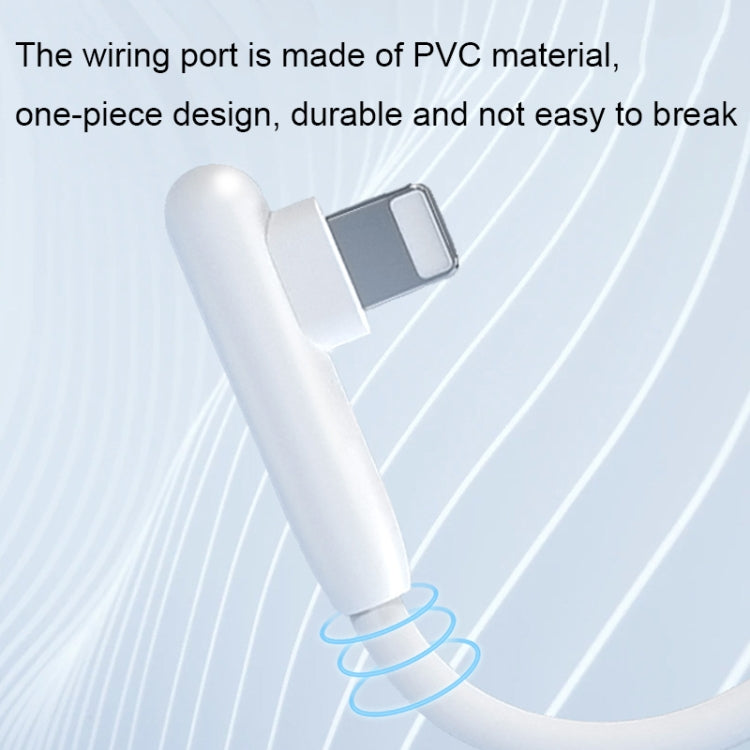 ROMOSS CB1211 USB To 8 Pin Elbow Charging Cable, Length:, 0.6m, 1m, 1.5m