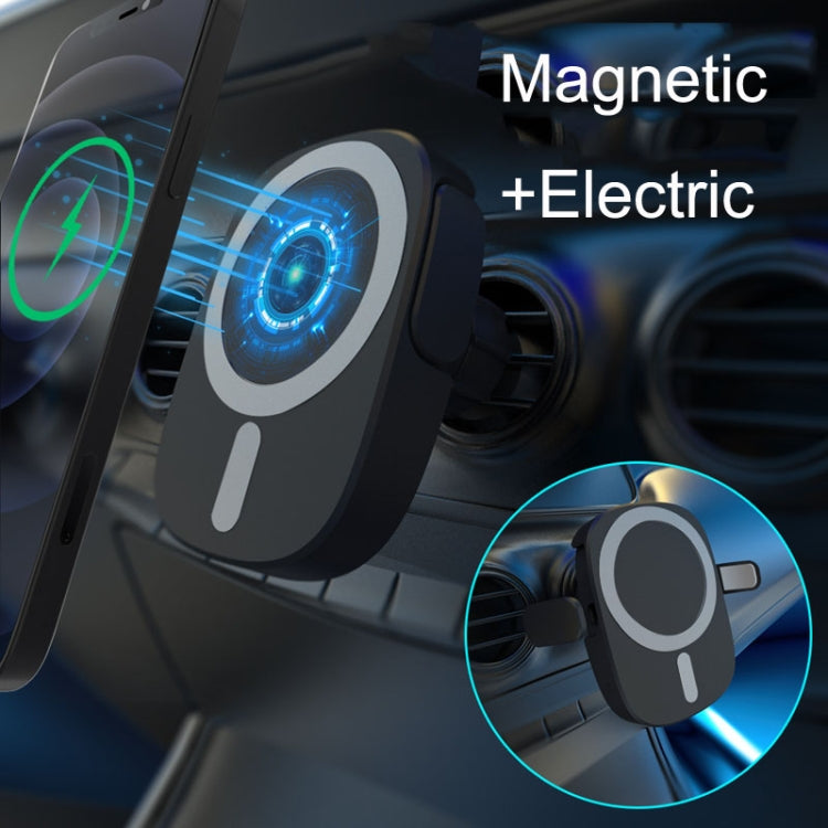 15W Intelligent Car Magnetic Wireless Charging Stand, For IPhone 12 / 13 Series