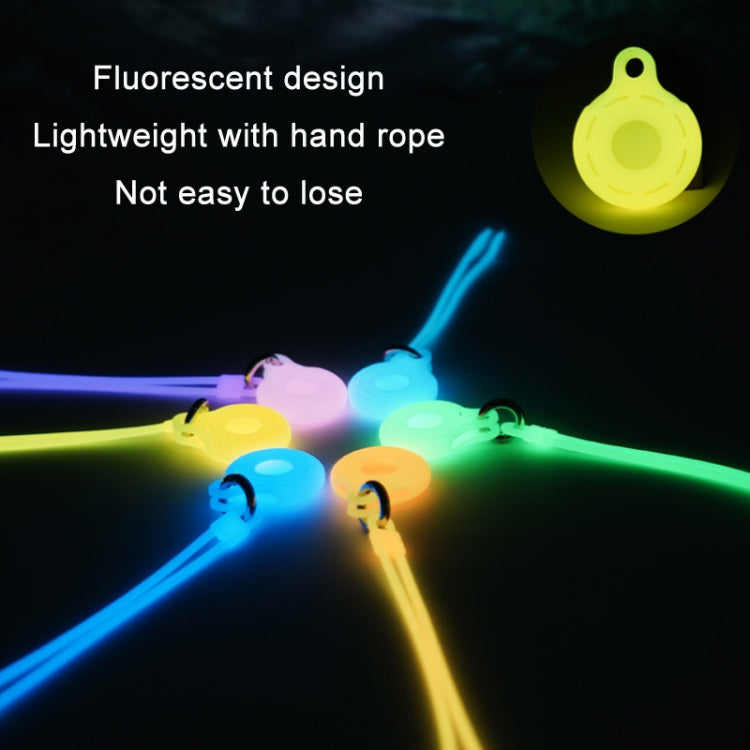 For Airtag Tracking Anti-Lost Locator Silicone Case, Mint Green, Pink, Black, Red, Yellow, Orange, Coffee, Dark Green, Denim Blue, Coral Color, Lime White, Transparent, Noon Blue, Luminous White, Luminous Orange, Luminous Pink, Luminous Yellow���������...