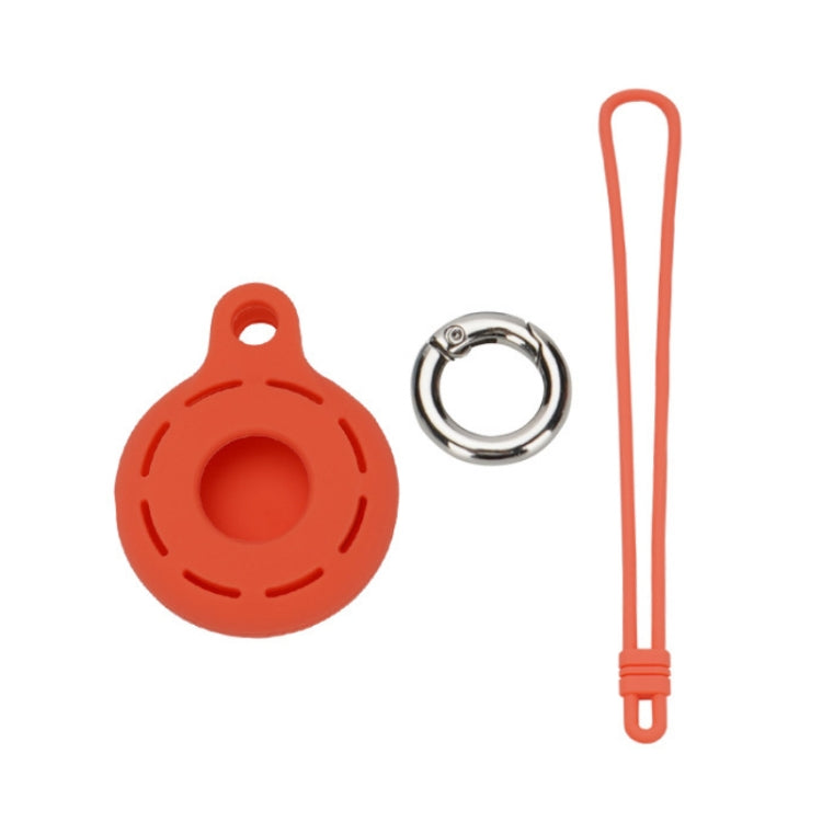 For Airtag Tracking Anti-Lost Locator Silicone Case, Mint Green, Pink, Black, Red, Yellow, Orange, Coffee, Dark Green, Denim Blue, Coral Color, Lime White, Transparent, Noon Blue, Luminous White, Luminous Orange, Luminous Pink, Luminous Yellow���������...