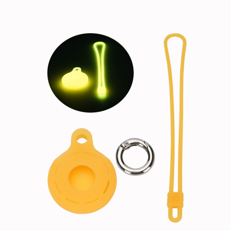 For Airtag Tracking Anti-Lost Locator Silicone Case, Mint Green, Pink, Black, Red, Yellow, Orange, Coffee, Dark Green, Denim Blue, Coral Color, Lime White, Transparent, Noon Blue, Luminous White, Luminous Orange, Luminous Pink, Luminous Yellow���������...