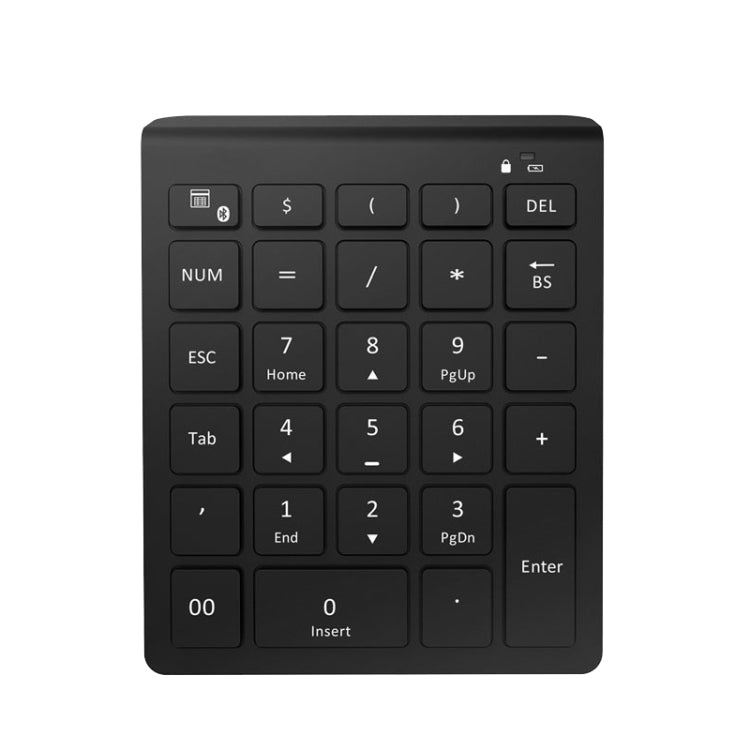 BT302 28 Keys Laptop Mini Wireless Keyboard, Spec:, Bluetooth (Black), Bluetooth (Gray), 2.4G (Black), 2.4G (Gray)