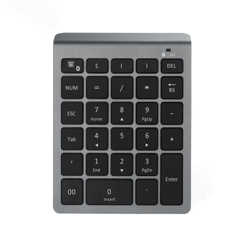 BT302 28 Keys Laptop Mini Wireless Keyboard, Spec:, Bluetooth (Black), Bluetooth (Gray), 2.4G (Black), 2.4G (Gray)