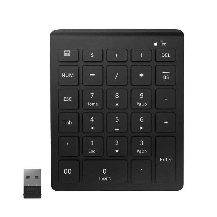 BT302 28 Keys Laptop Mini Wireless Keyboard, Spec:, Bluetooth (Black), Bluetooth (Gray), 2.4G (Black), 2.4G (Gray)