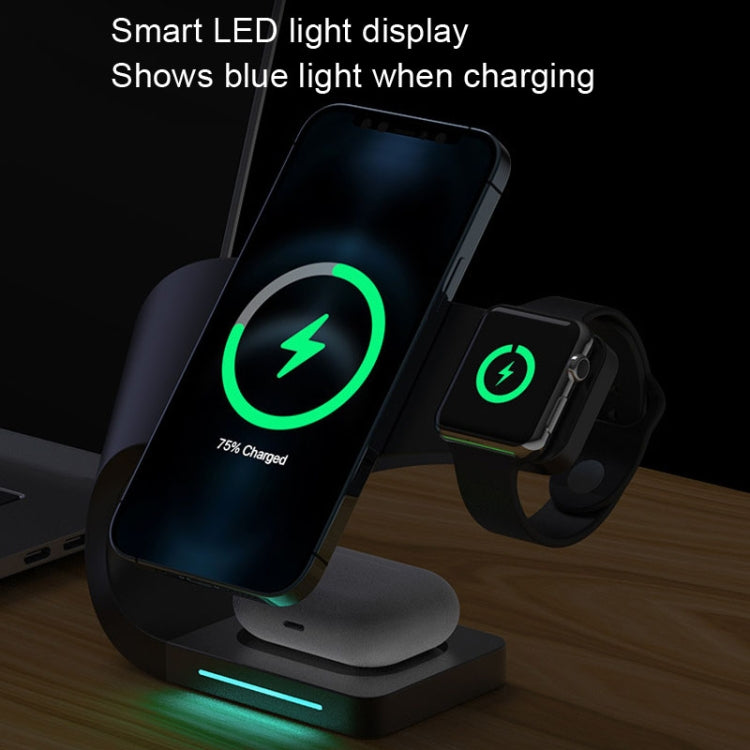 LFX-178 4 In 1 Wireless Charger For Smartphone&iWatch&AirPods, LFX-178