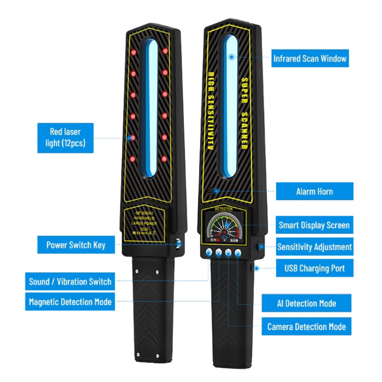 S699 Signal Detector Anti-candid Shooting Anti-eavesdropping GPS Scanning Detector, S699