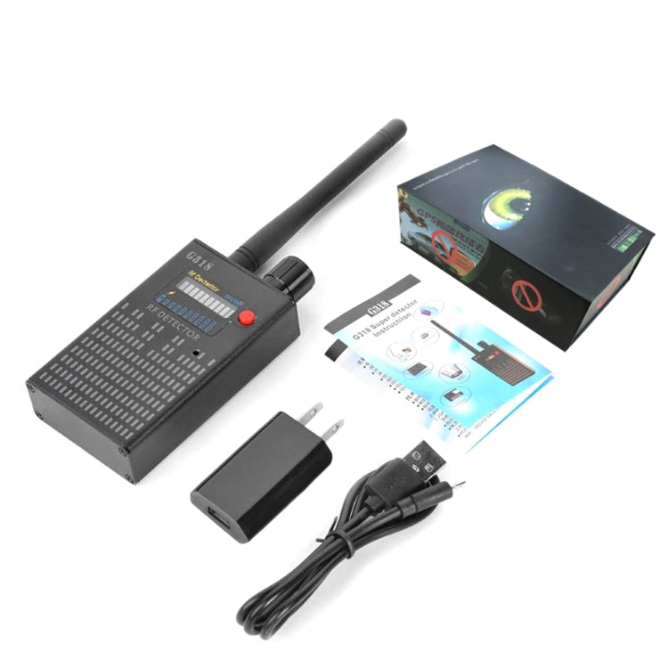 G318 Anti-eavesdropping and Anti-candid Shooting Signal Detector GPS Locator