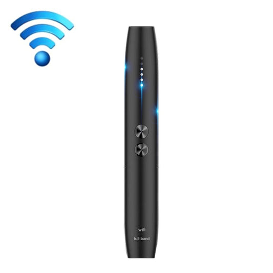 CW09 Hotel Anti-candid Camera Detector GPS Scanning Anti-location Monitoring Wireless Signal Detection Pen, CW09 (Black)