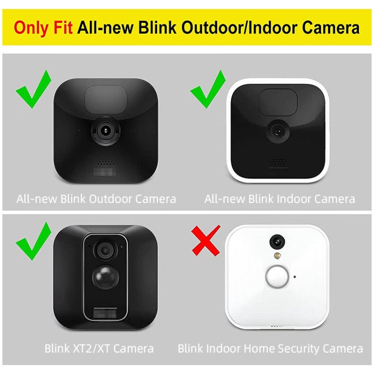 Silicone Protective Cover For Blink Outdoor/Indoor/XT1/XT2 Security Camera, Black