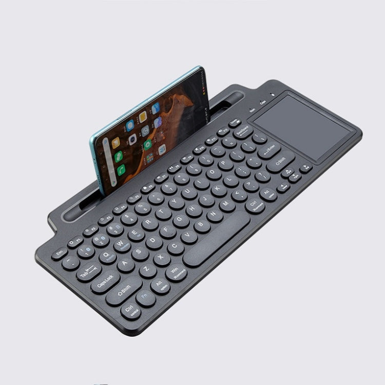 2.4G Bluetooth Wireless Keyboard With Card Slot Bracket, With Touchpad, No Touchpad