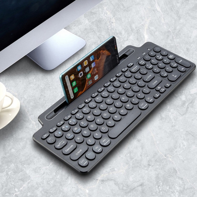 2.4G Bluetooth Wireless Keyboard With Card Slot Bracket, With Touchpad, No Touchpad