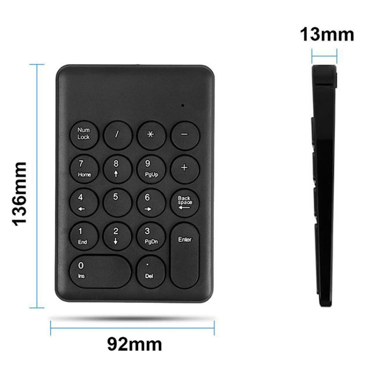 269 ??18 Keys Wireless Mini Numeric Keypad Accounting Bank Engineering Keypad, Wireless (White), Wireless (Black)