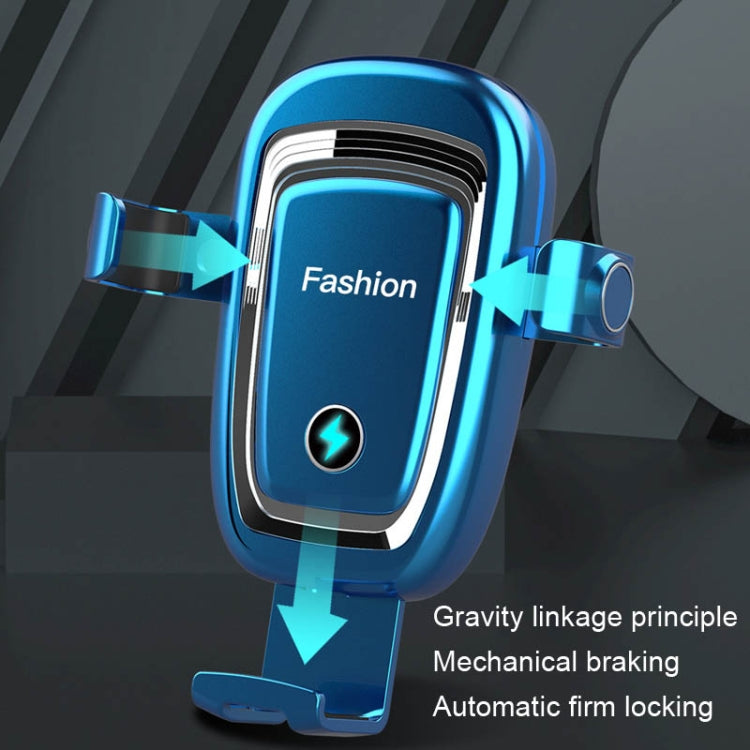 S19 15W Gravity Car Phone Wireless Charging Stand, S19 Blue, S19 Black, S19 White