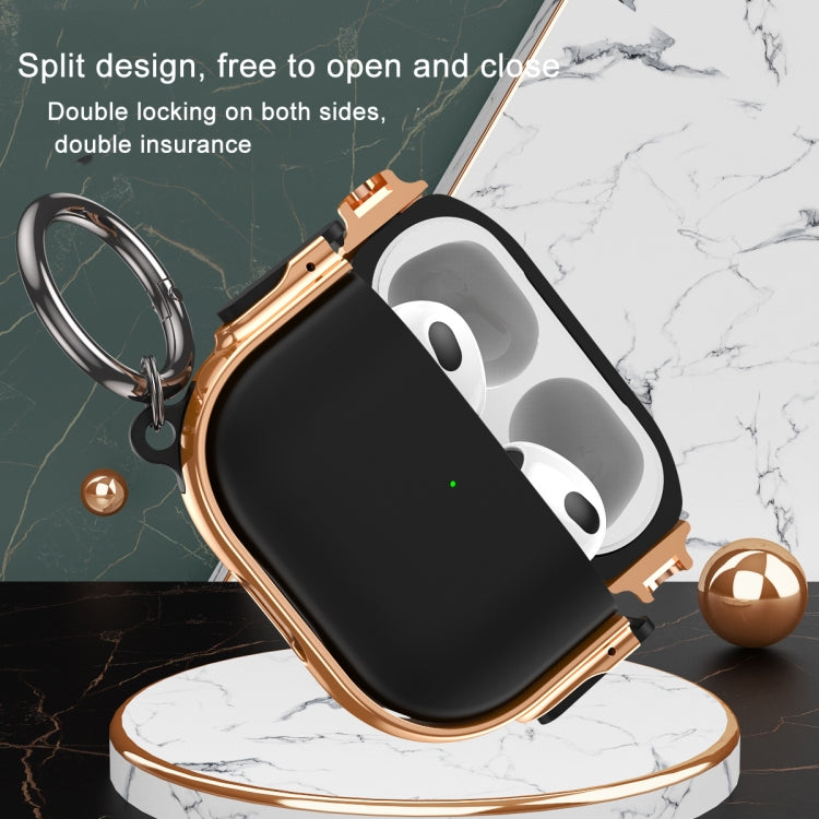 Drop-proof Case Split Design Plating Protection Cover, For  AirPods Pro 2