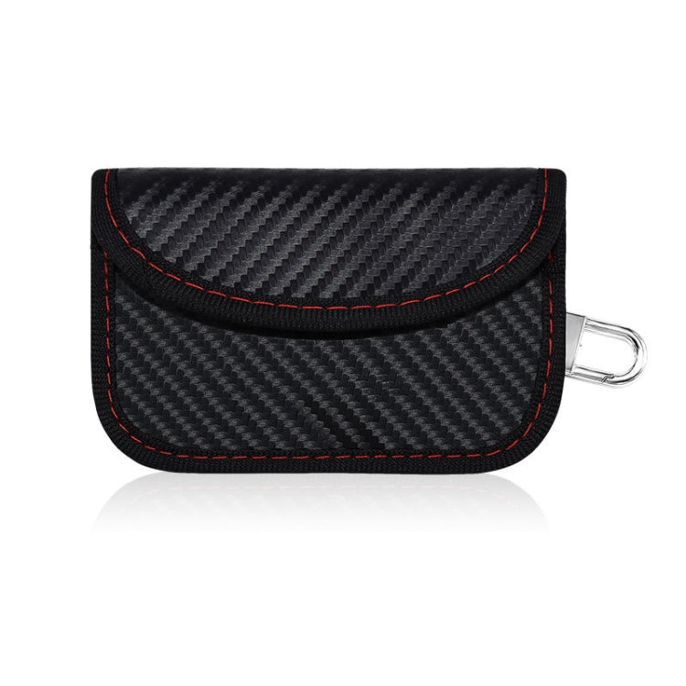 Carbon Fiber RFID Card Case Radiation-Proof Car Key Signal Shielding Bag, 10.5 x 6.5cm, 11.5 x 7.5cm