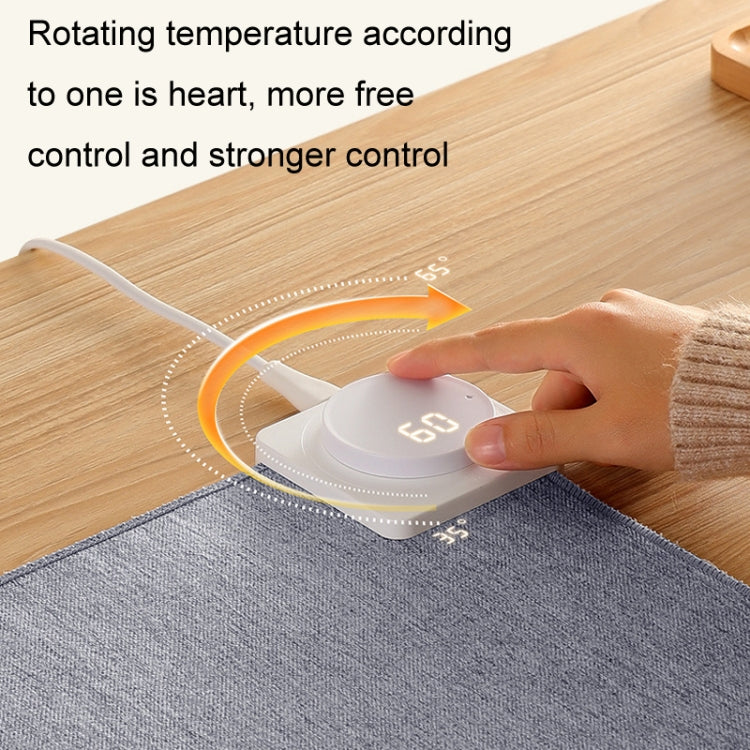 Joyroom JR-CY335 220V Smart Office Desktop Heating Thermostatic Mouse Pad, US Plug, 60x36cm, 80x32cm