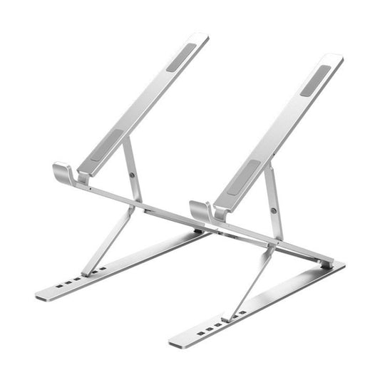 N8 Double-layer Foldable Lifting Aluminum Alloy Laptop Heat Dissipation Stand, N8 (Oxidized Silver), N8 (Silver), N8 (Gray)