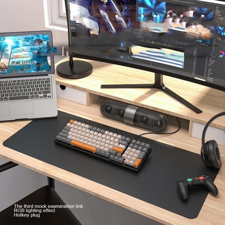 ZIYOU LANG  K3 100 Keys Game Glowing Wired Mechanical Keyboard, Cable Length: 1.5m, Style:, K3 Water Green Hot Plug Version Green Axis, K3 Micro Light Version Green Axis, K3 Micro Light Version Red Axis, K3 Water Green Version Green Axis���������������...