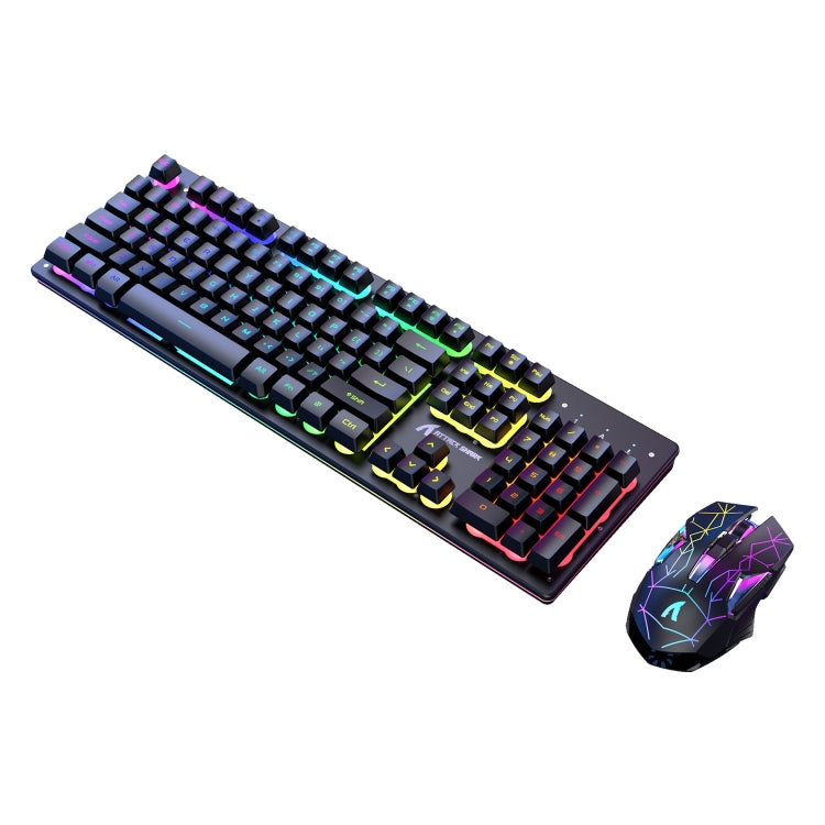 Attack Shark T3RGB RGB Luminous Wireless Keyboard And Mouse Set, Attack Shark T3 Black, Attack Shark T3 White