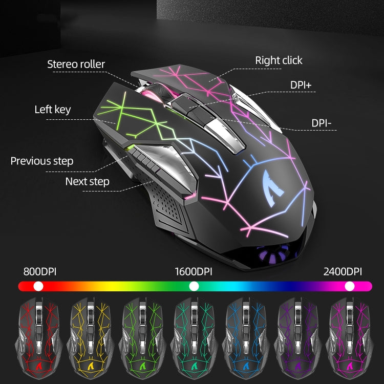 Attack Shark T3RGB RGB Luminous Wireless Keyboard And Mouse Set, Attack Shark T3 Black, Attack Shark T3 White