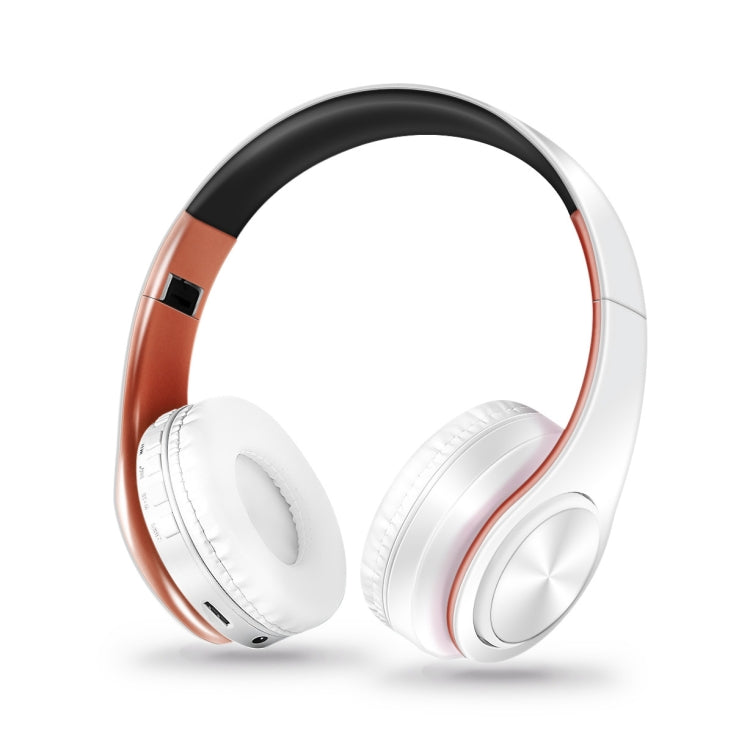 LPT660 Bluetooth Wireless Headset HIFI Stereo Sports Headphones, LPT660 (White Gold), LPT660 (Black+Green), LPT660 (White Rose Gold), LPT660 (Black Orange), LPT660 (Black Pink), LPT660 (Black Gold), LPT660 (Black Rose Gold), LPT660 (White Red)