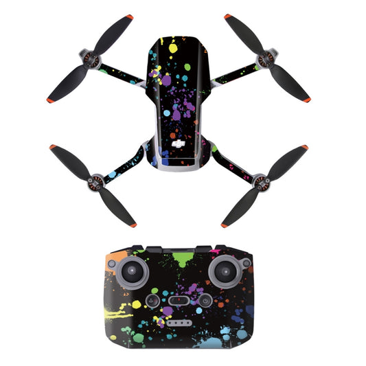 Sunnylife MM2-TZ452 For DJI Mini 2 / Mini 4K / DJI Mini 2 SE  Waterproof PVC Drone Body + Arm + Remote Control Decorative Protective Stickers Set, MM2-TZ452 Watercolor Splash Ink, MM2-TZ452 Carbon Pattern Red, MM2-TZ452 Drawing Red