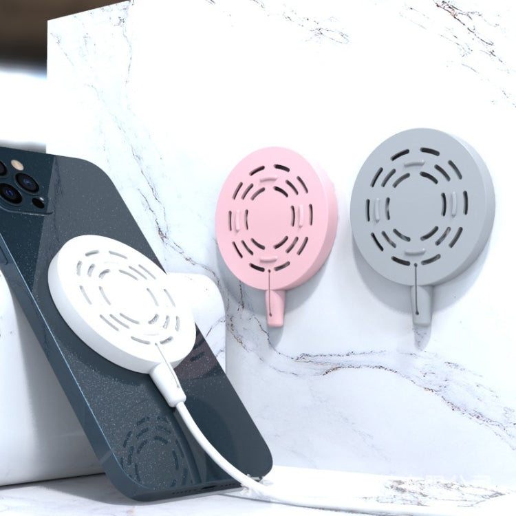 5pcs CP06 Magsafe Wireless Charger Silicone Protective Case, CP06 White, CP06 Pink, CP06 Grey, CP06 Black
