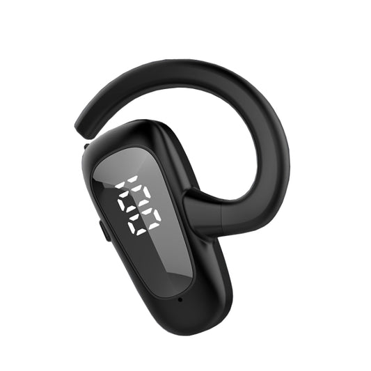 Bone Conduction Concepts Digital Display Stereo Bluetooth Earphones, Style:, Single Ear, Dual Ears With Charging Warehouse