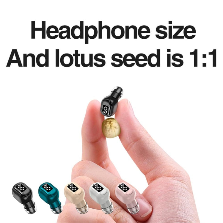 M5 Digital Display Bluetooth Headset Mini In-ear Invisible Headphones, M5 Green, M5 Black, M5 White, M5 Skin Color, M5 Pink