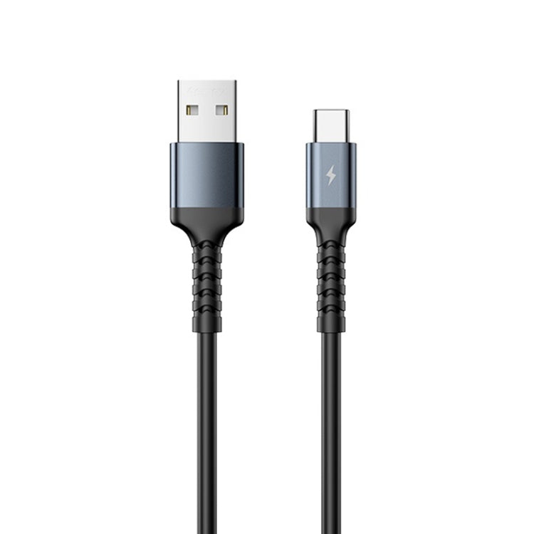 REMAX RC-C008 2.4A TPE Soft Anti-breakage Data Cable,Length 1m, USB To Micro USB, USB To 8 Pin, USB To  USB-C/Type-C