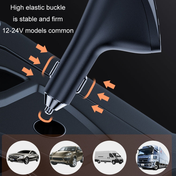 Car Charger Multifunctional Digital Display QC Charging Cigarette Lighter Adapter, AAC Dual USB, CCA Dual PD