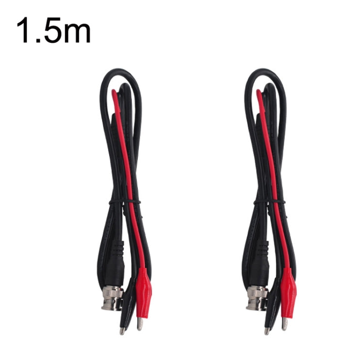 2pcs BNC To 2 x Crocodile Clips Double Head Coaxial Cable Video Cable, Length:, BNC To 2 x Crocodile Clips 0.5m, BNC To 2 x Crocodile Clips 1m, BNC To 2 x Crocodile Clips 1.5m, BNC To 2 x Crocodile Clips 2m, BNC To 2 x Crocodile Clips 3m