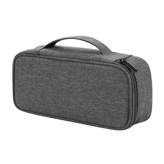 SM13 Multifunctional Digital Accessories Waterproof and Shock-absorbing Storage Bag, 25x6.5x12cm(Dark Gray), 25x6.5x12cm(Navy Blue), 25x6.5x12cm(Pink), 25x6.5x12cm(Black), 25x6.5x12cm(Gray)