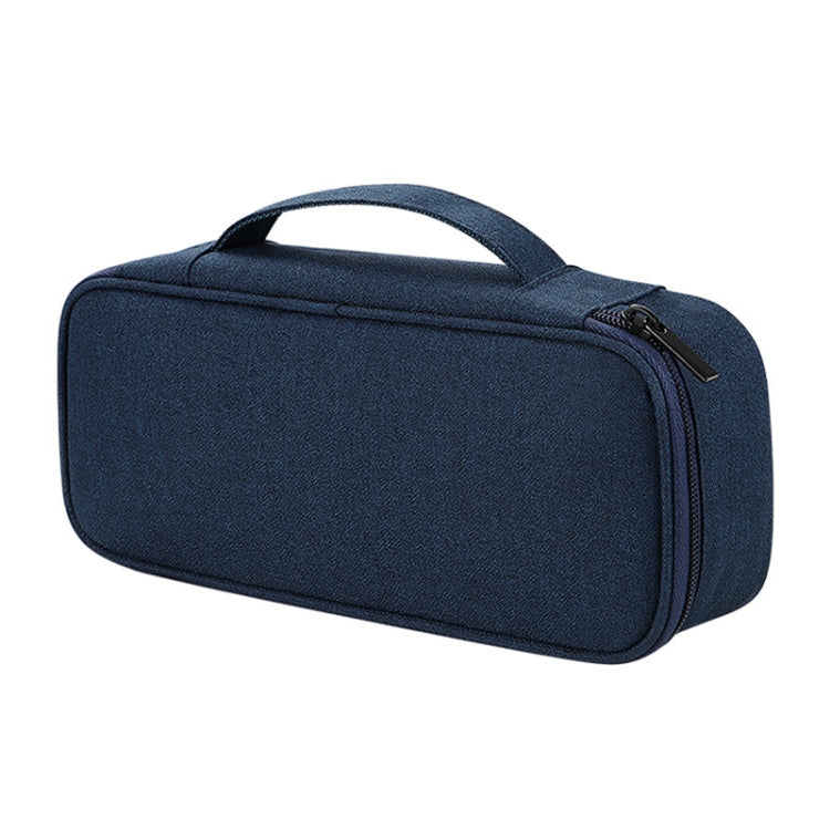 SM13 Multifunctional Digital Accessories Waterproof and Shock-absorbing Storage Bag, 25x6.5x12cm(Gray), 25x6.5x12cm(Dark Gray), 25x6.5x12cm(Navy Blue), 25x6.5x12cm(Pink), 25x6.5x12cm(Black)