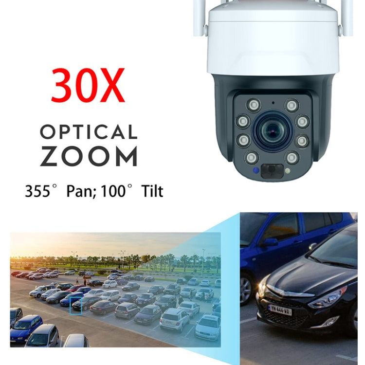 RH-Q10 Graffiti 5MP Wifi Wireless Solar Camera 30X Optical Zoom Auto Tracking Patrol IP66 Waterproof, RH-Q10