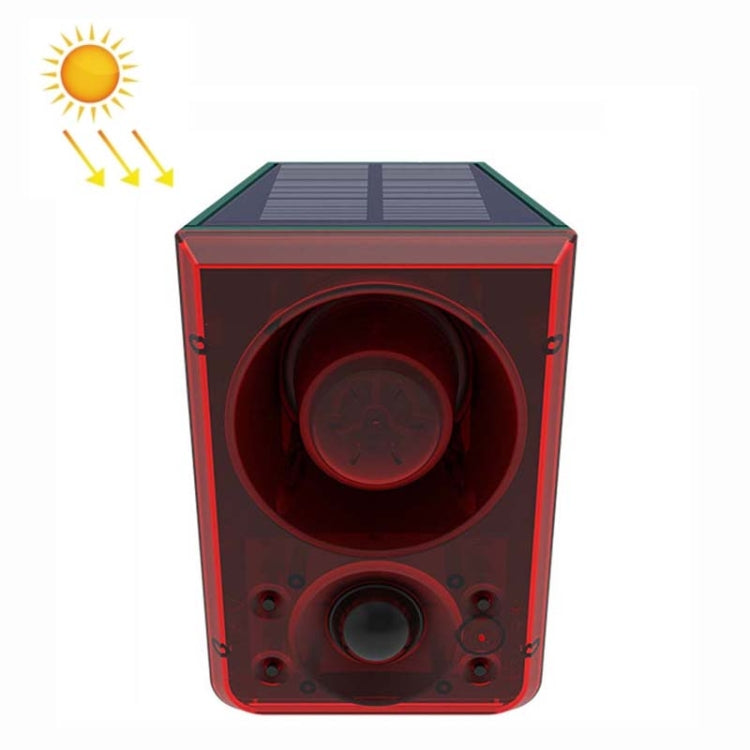 N911N Solar Alarm Infrared Sensor Sound And Light Blast Warning Light Animal Repeller, N911N