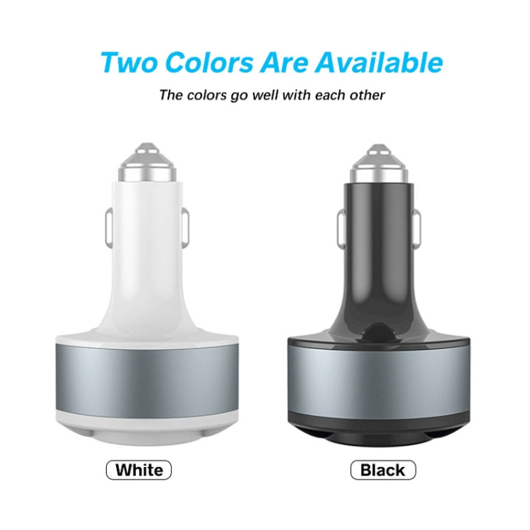 5V3A Cigarette Lighter PD Super Fast Charging Multifunctional Car Charger, 5V 3A Black, 5V 3A White