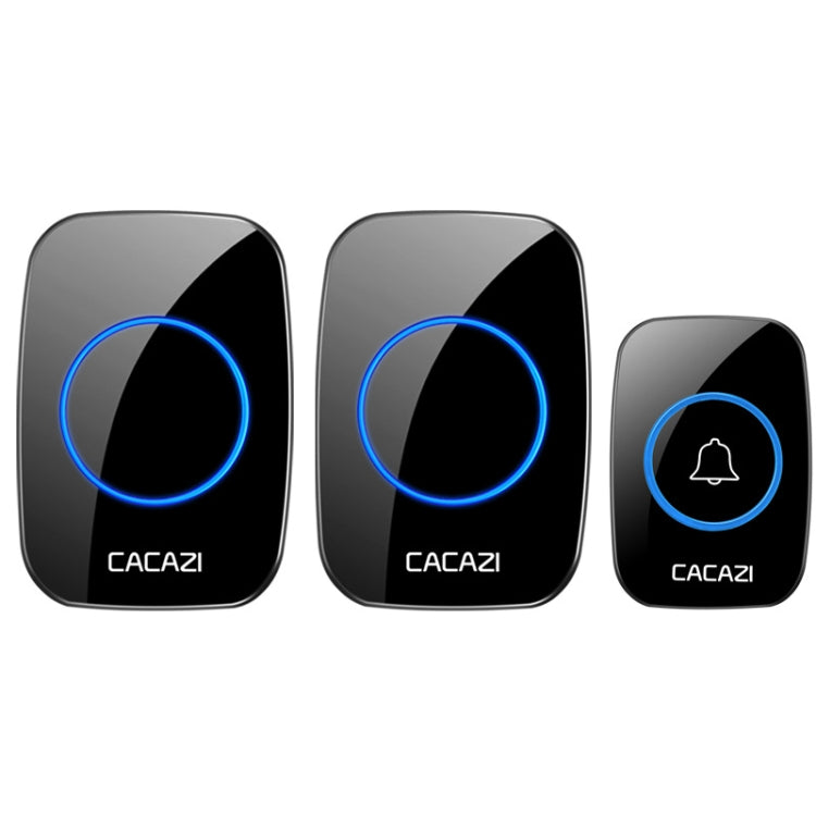 CACAZI A10DC 1 To 2 Battery Type Home Smart Waterproof Electronic Wireless Doorbell