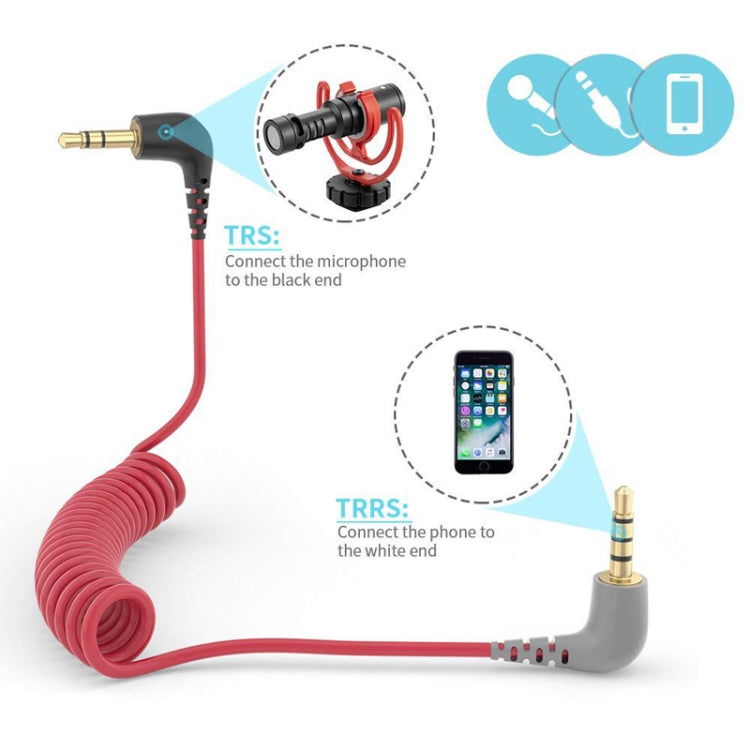 Wireless Lavalier Microphone Cable, For BOYA / RODE SC7 TRS to TRRS, For BOYA / RODE SC2 TRS to TRS